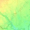 Dinhata - I topographic map, elevation, terrain