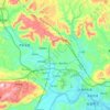 Yinjiaxi topographic map, elevation, terrain