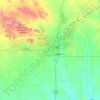 Comanche County topographic map, elevation, terrain