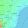 Thoothukudi topographic map, elevation, terrain