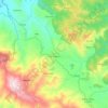 Tizi Ghenif topographic map, elevation, terrain