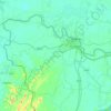 Karimganj topographic map, elevation, terrain