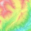 Bettmeralp topographic map, elevation, terrain