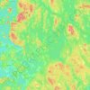 Hartola topographic map, elevation, terrain