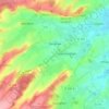 Sanghen topographic map, elevation, terrain