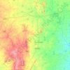 Nagamangala taluk topographic map, elevation, terrain