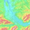Arrondissement administratif de Bienne topographic map, elevation, terrain