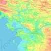 Loira-Atlántico topographic map, elevation, terrain