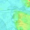 Jeserig topographic map, elevation, terrain