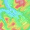 Holzhausen topographic map, elevation, terrain