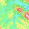 Acqualagna topographic map, elevation, terrain