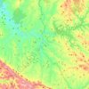 Santa Clara-a-Velha topographic map, elevation, terrain