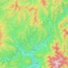 Kiso topographic map, elevation, terrain