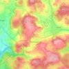 Zainingen topographic map, elevation, terrain