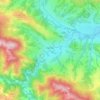 Krasnyk topographic map, elevation, terrain