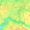 Handforth topographic map, elevation, terrain