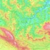 Goierri topographic map, elevation, terrain