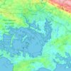 Golfe du Morbihan topographic map, elevation, terrain
