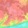 Chissay-en-Touraine topographic map, elevation, terrain
