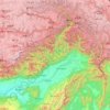 Arunachal Pradesh topographic map, elevation, terrain