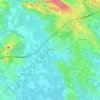 Florensac topographic map, elevation, terrain
