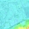 Hangzhou Xixi National Wetland Park Ramsar Site topographic map, elevation, terrain