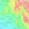 Sinaloa topographic map, elevation, terrain