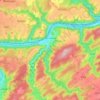 Treis-Karden topographic map, elevation, terrain