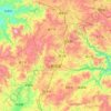 Pingnan County topographic map, elevation, terrain
