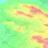 Samarqand Region topographic map, elevation, terrain