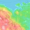 Queensport topographic map, elevation, terrain