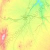 Municipio de La Quiaca topographic map, elevation, terrain