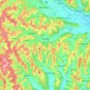 Paldau topographic map, elevation, terrain