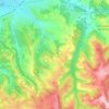 Cosnac topographic map, elevation, terrain