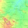 Ballari topographic map, elevation, terrain