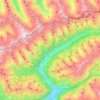 Ahrntal - Valle Aurina topographic map, elevation, terrain