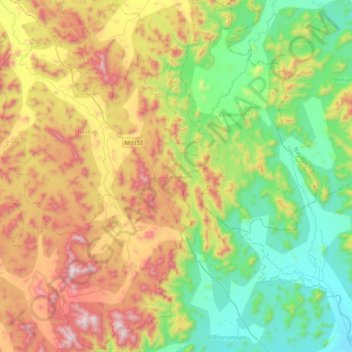 G.Udayagiri topographic map, elevation, terrain