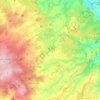 Herbstein topographic map, elevation, terrain