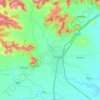 Sausar topographic map, elevation, terrain
