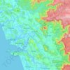 North Goa topographic map, elevation, terrain