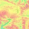 Tsome County topographic map, elevation, terrain