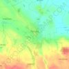 Pyrzyce topographic map, elevation, terrain