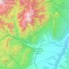 Parque Nacional Calilegua topographic map, elevation, terrain