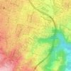 Padangsari topographic map, elevation, terrain