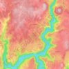 Sérandon topographic map, elevation, terrain