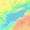 Lake Melville topographic map, elevation, terrain