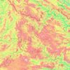 Province de Houaphan topographic map, elevation, terrain