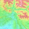 Reasi topographic map, elevation, terrain