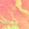 Bindki topographic map, elevation, terrain