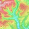 Merishausen topographic map, elevation, terrain